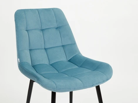 Стул MyFar Феникс бирюзовый велюр MF1024-1