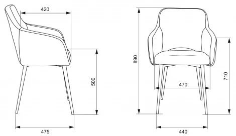 Кресло Бюрократ CH-380F серая жемчужина Italia 26 на ножках металл черный