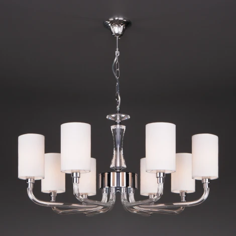 Подвесная люстра Eurosvet Catania 60120/8 хром Smart (60112/8)