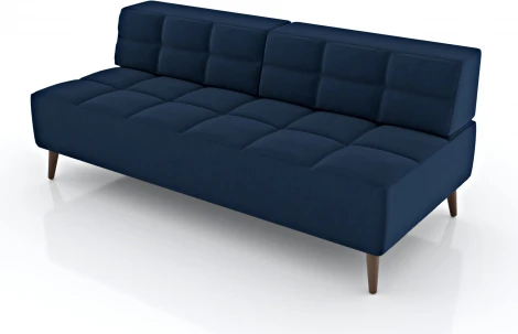 Диван Arsko Нельсон синий велюр