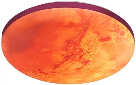Настенно-потолочный светильник Sonex Mars 7725/DL пластик/мульти LED 48Вт 3000-6000К D400 IP43 пульт ДУ (220V, круглые)