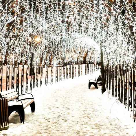 Светодиодная гирлянда ARD-EDGE-CLASSIC-2400x600-BLACK-88LED-PULSE Warm (230V, 6W) (IP65) Ardecoled CLASSIC 034915