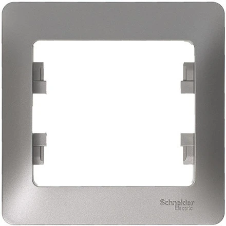 Рамка на 1 пост (платина) Systeme Electric Glossa GSL001201