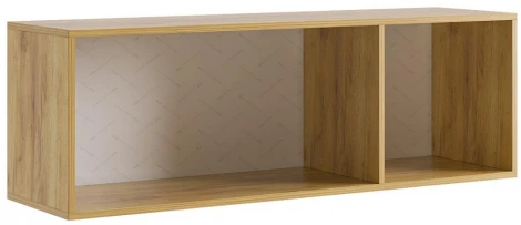 Шкаф навесной Woodville Бери 120 дуб крафт золотой / графит 551874