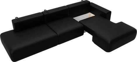 Диван угловой Лига-036 НПБ Модерн Лонг правый угол Лига Диванов (Экокожа) арт.127752