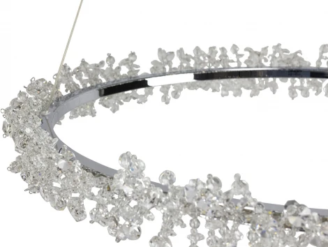 Подвесной светильник светодиодный AM Group AM455 L400 CH (220V, на проводе, кольцо)