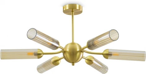 Потолочная люстра на штангу Freya Borgy FR5379CL-06G (220V)