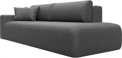 Диван прямой Лига-036 НПБ Модерн подлокотник слева Лига Диванов (Замша) арт.127721L