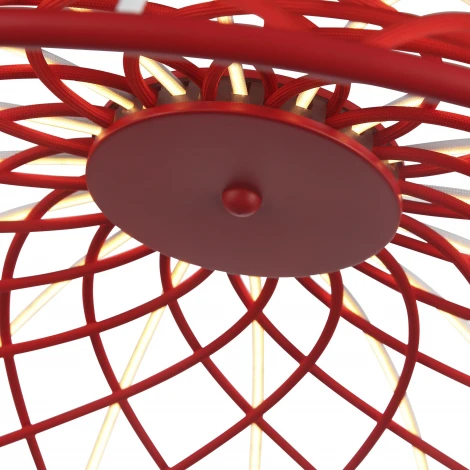 Светильник подвесной ST Luce Bound SL6016.603.01 Красный/Красный LED 1*20W (220V, на проводе)