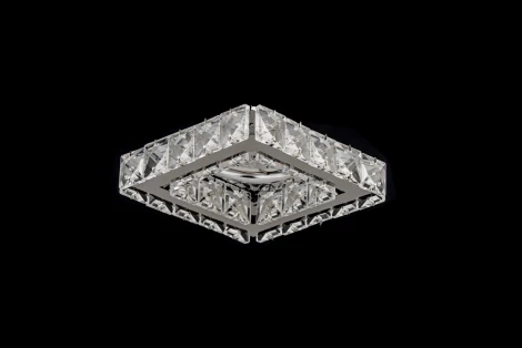 Встраиваемый светильник хрустальный Dio D'Arte Tayo Nickel GU10.5.14.9x9.100 N