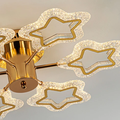 Потолочная люстра светодиодная с пультом с регулировкой цветовой температуры LED4U LED4U L8453-6