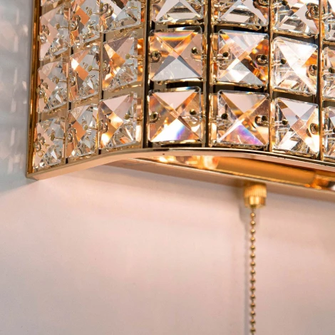 Бра Citilux Портал CL324402 (220V, хрусталь K9, выключатель)