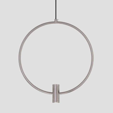 Подвесной светильник светодиодный Eurosvet Layla 50257/1 LED никель (220V, на проводе, кольцо)