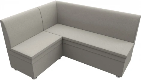 Диван кухонный угловой Уют левый угол (Бежевый/Рогожка) Лига Диванов арт.124130L