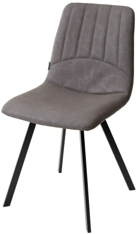 Стул ASHTON RU-12 коричневый антрацит/ черный каркас