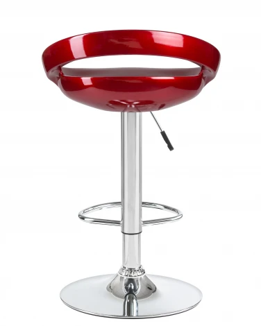 Стул барный DISCO (бордовый металлик)