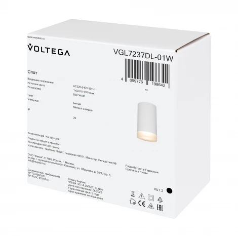 Потолочный светильник Voltega Grave VGL7237DL-01W