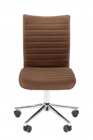 Офисное кресло Chairman 033 Россия ткань велюр T-14 коричневый