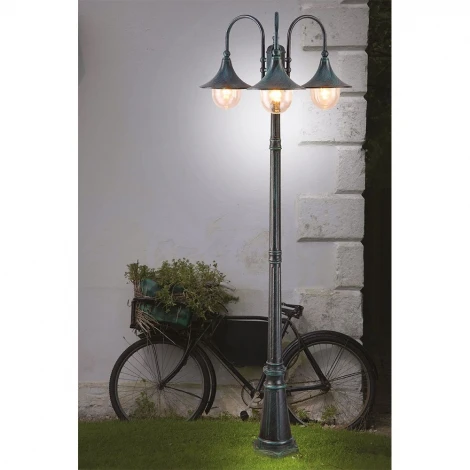 Наземный фонарь Arte Lamp Malaga A1086PA-3BG