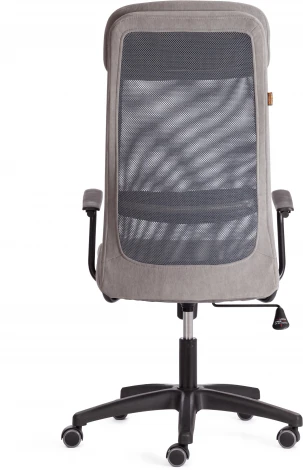 Кресло PROFIT (мп) (Флок,Ткань /Серый)