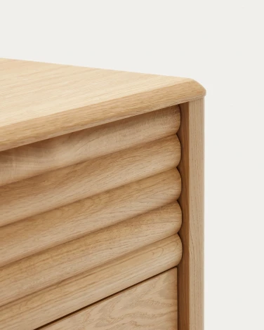 Lenon Тумбочка с 2 ящиками из шпона дуба 50 x 55 см La Forma (ex Julia Grup) арт.160929