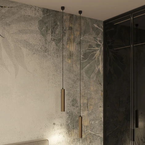 Подвесной светильник Denkirs Tube DK4050-BG (220V, на проводе, круглые)