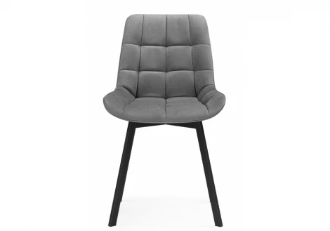 Стул на металлокаркасе Челси 360 светло-серый (ZD 960) / черный 626088