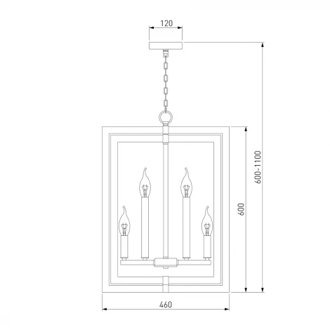 Подвесная люстра Bogate's Hudson 327/8