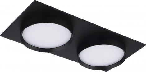 Встраиваемый светильник ST Luce ST258.408.02 Черный GX53 2*50W 220V