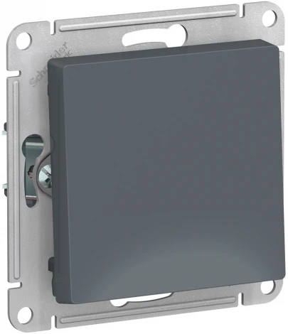 Выключатель встраиваемый одноклавишный (грифель) Systeme Electric AtlasDesign ATN000711