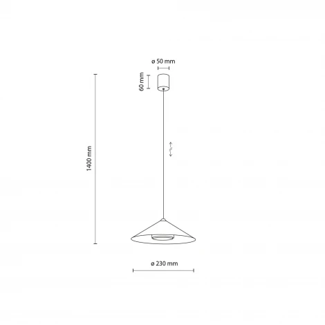 Подвесной светильник TK Lighting Lume Burgund 18695