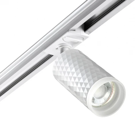 Светильник трековый для однофазного двухжильного (универсального) шинопровода Brill 370848 (220V, круглые)