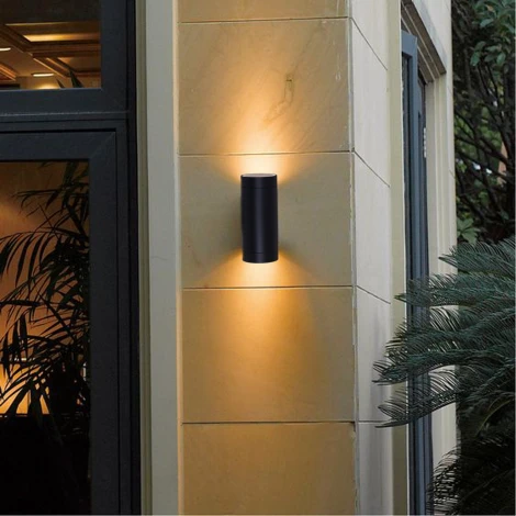 Настенный светильник уличный Reluce 86225-9.2-002CT 2*GX53 BK (220V, IP65)