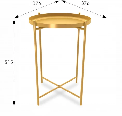 Столик журнальный SHT-CT8 золото от фабрики Mebelik