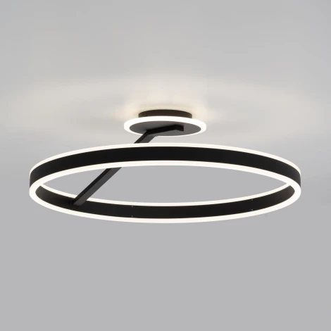 Потолочная люстра на штанге светодиодная с пультом Citilux Дуэт CL719761 (кольцо)