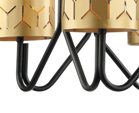 Подвесной светильник Lumien Hall Нерей 4001/4P-BK-GD