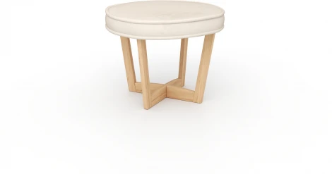 Пуф Arsko Вильсон молочный велюр