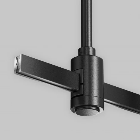 Крепление потолочное Short одинарное 78мм Flarity черный Maytoni Accessories for tracks Flarity TRA156С-S1-B