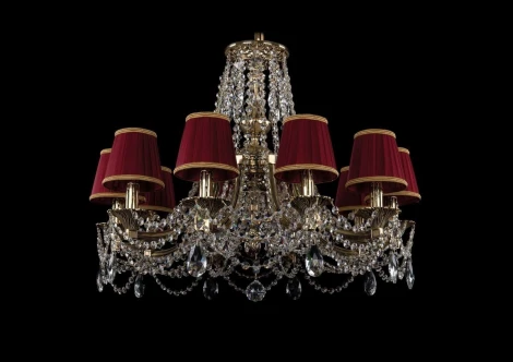 Подвесная люстра Bohemia 1771 1771/10/220/C/GB/SH8B