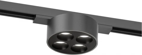 Трековый светильник для магнитного шинопровода Denkirs Shine Grill DK5772-DN 48V 6W темный никель (LED, круглые)