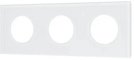 Рамка стеклянная FRM-GLARE-GC-3-WH (Arlight) 043838