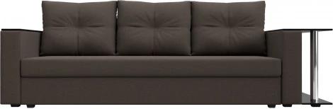 Диван прямой Атланта Лайт со столом справа Лига Диванов (Рогожка) арт.126161