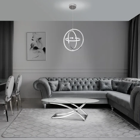 Подвесной светильник Eurosvet 90245/3 хром