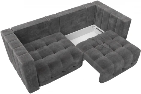 Диван прямой Лига-052 НПБ Лига Диванов (Велюр) арт.128755