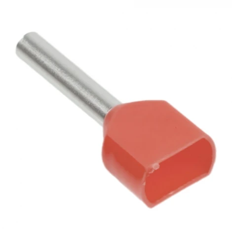 Наконечник штыревой втулочный изолированный 25 шт. Stekker 50402