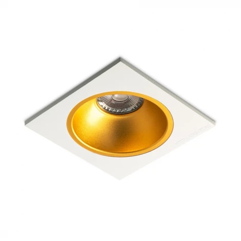 Встраиваемый светильник White/Gold RAUMBERG Dip Dip1WhGd
