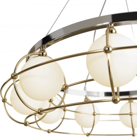 Подвесная люстра Maytoni Carcass MOD312PL-10GCH