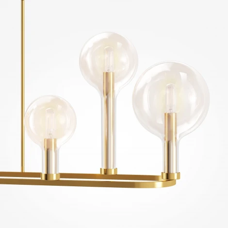 Потолочная люстра на штанге Maytoni Status MOD333PL-06BS1 (220V, шарики)