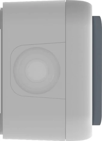 Переключатель 2-клавишный накладной, цвет серый IP55 Donel W55 DIP20840