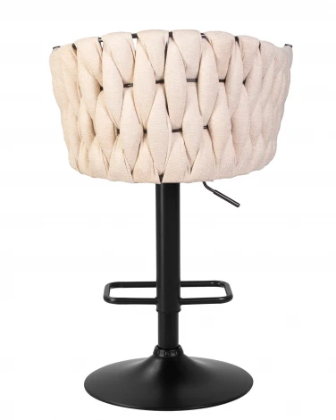 Стул барный LEON (бежевая ткань (LAR 275-1))